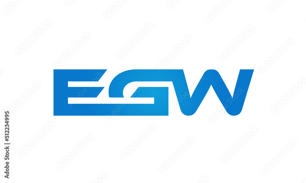 Connected EGW Letters logo Design Linked Chain logo Concept
Connected EGW Letters logo Design Linked Chain logo Concept