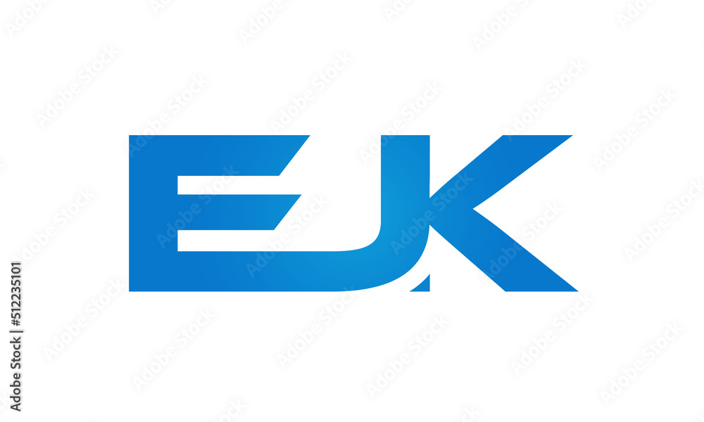 Connected EJK Letters logo Design Linked Chain logo Concept
Connected EJK Letters logo Design Linked Chain logo Concept