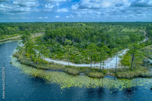 Aerial View of the Sandy Trails at Grayton Beach State Park