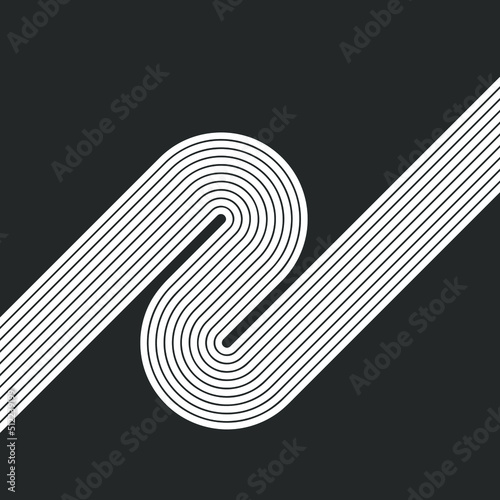 Simple line background.Vector illustration.