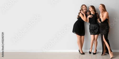 Happy beautiful young women...