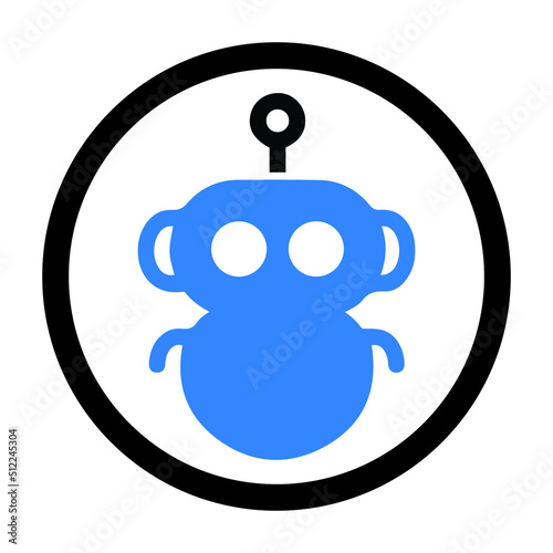 Robot Adviser or Alien icon