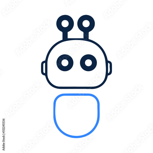 Robot Adviser or Alien icon © raisulislamicons