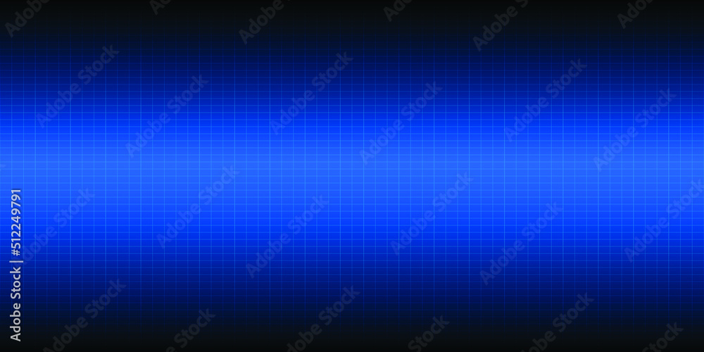 Vector illustrations of blue digital technology with grid line and empty space for showcase.