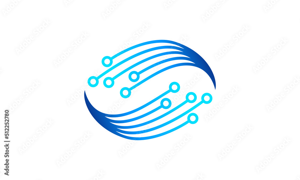 Technology logo icon design vector template Technology logo icon design vector template