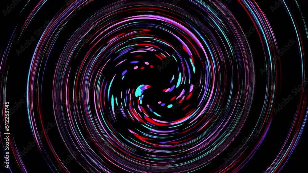 Bright Colorful Circles Loop 4k Bright Colorful Circles Loop 4k