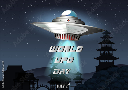 World UFO Day Poster Banner