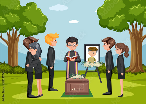 Funeral ceremony in Christian religion