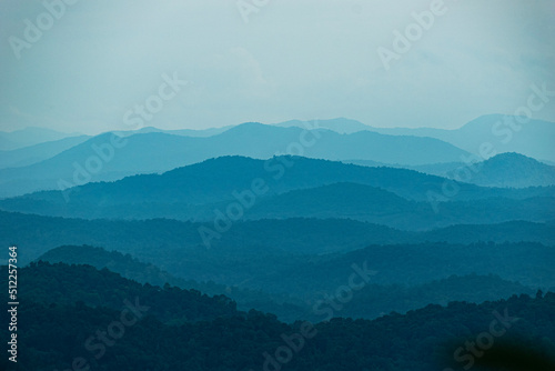 A picture of Western Ghats of India  taken in an early morning.The Western Ghats or the Western Mountain range is a mountain range that covers an area of 160,000 km2 in a stretch of 1,600 km parallel  photo
