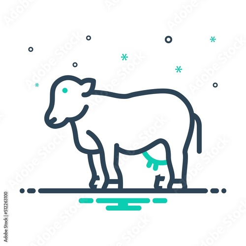 Mix icon for cattle