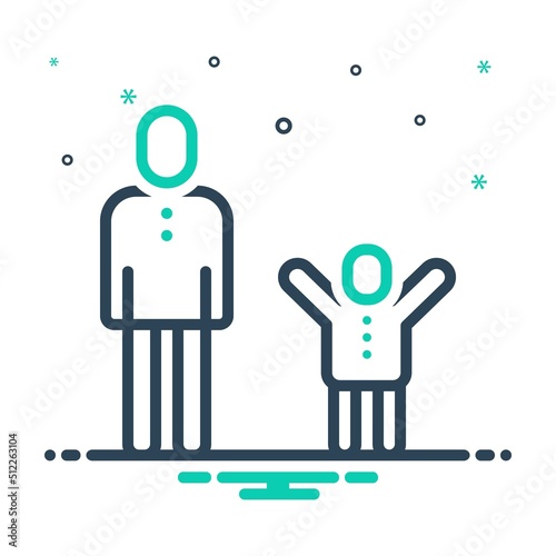 Mix icon for childhood