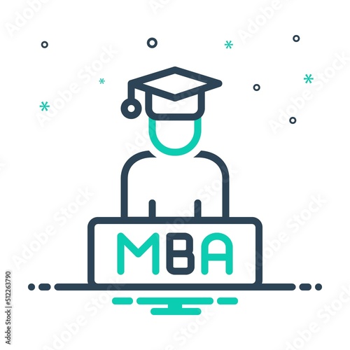 Mix icon for mba academic