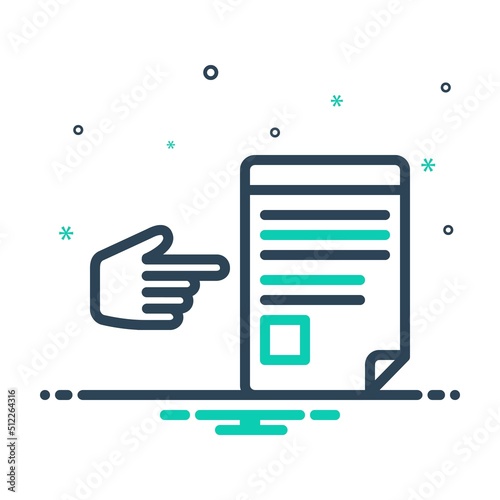 Mix icon for references