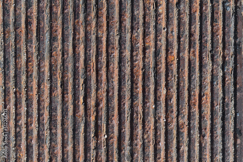 Grunge background made from a rusty iron panel