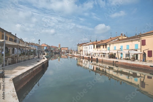 Cesenatico with its canal port