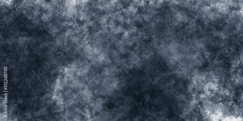 Panoramic Dark blue paint limestone texture background. dot. Dirty monochrome pattern of the old worn surface.