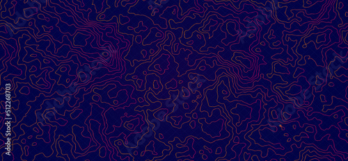 Topography relief. Abstract background. Abstract topographic contours map background, Vector geographic contour map.