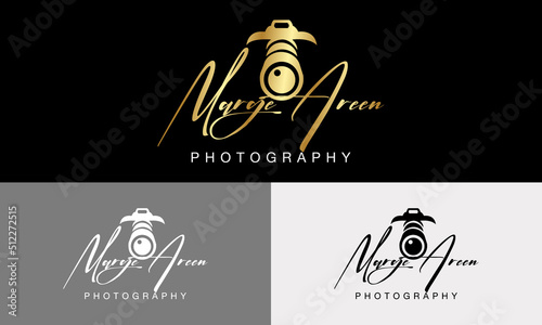 Camera photography logo icon vector template