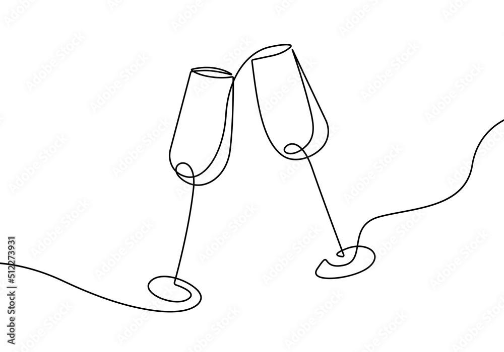 Champagne glass PNG Designs for T Shirt & Merch