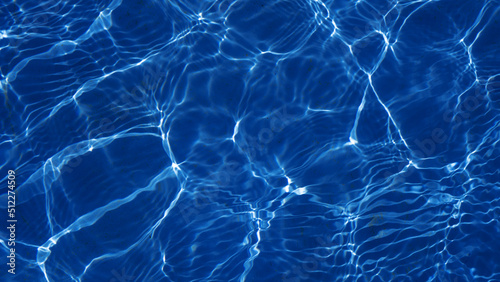 blue water surface for background