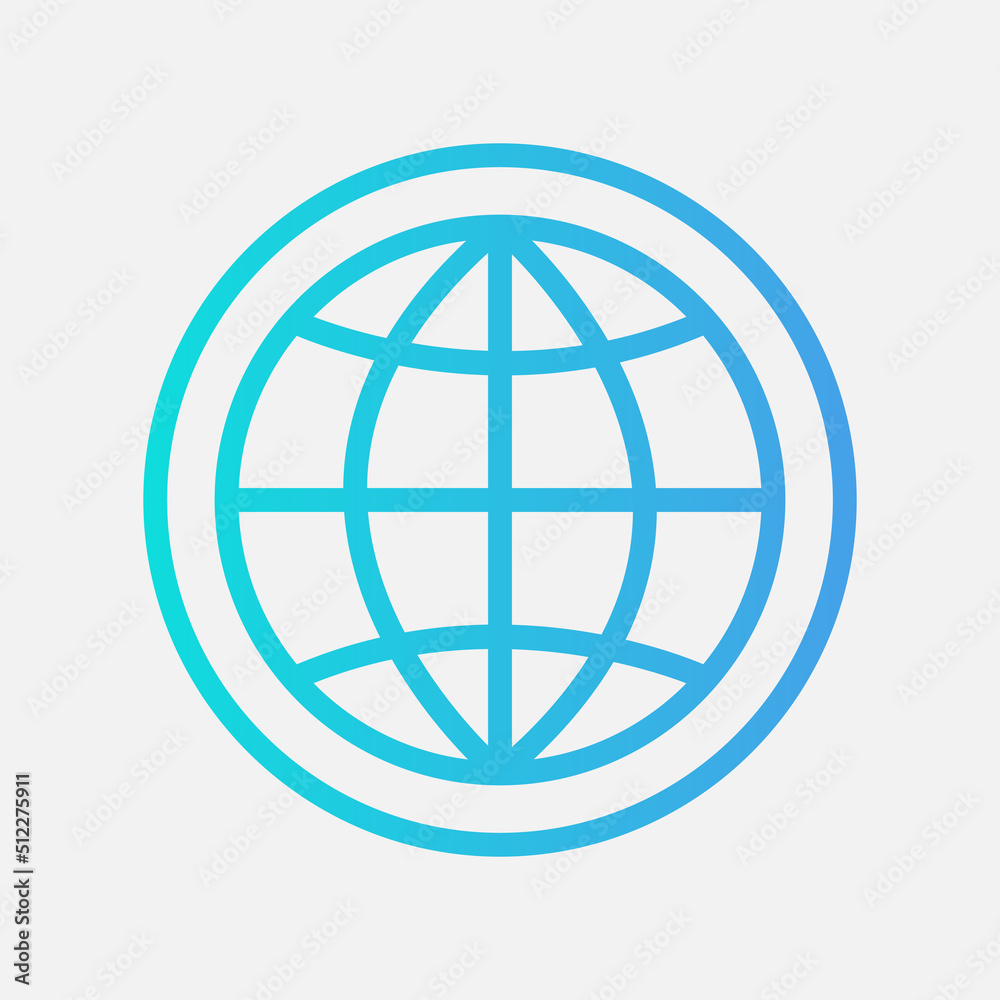 Browser icon in gradient style about user interface, use for website mobile app presentation Browser icon in gradient style about user interface, use for website mobile app presentation
