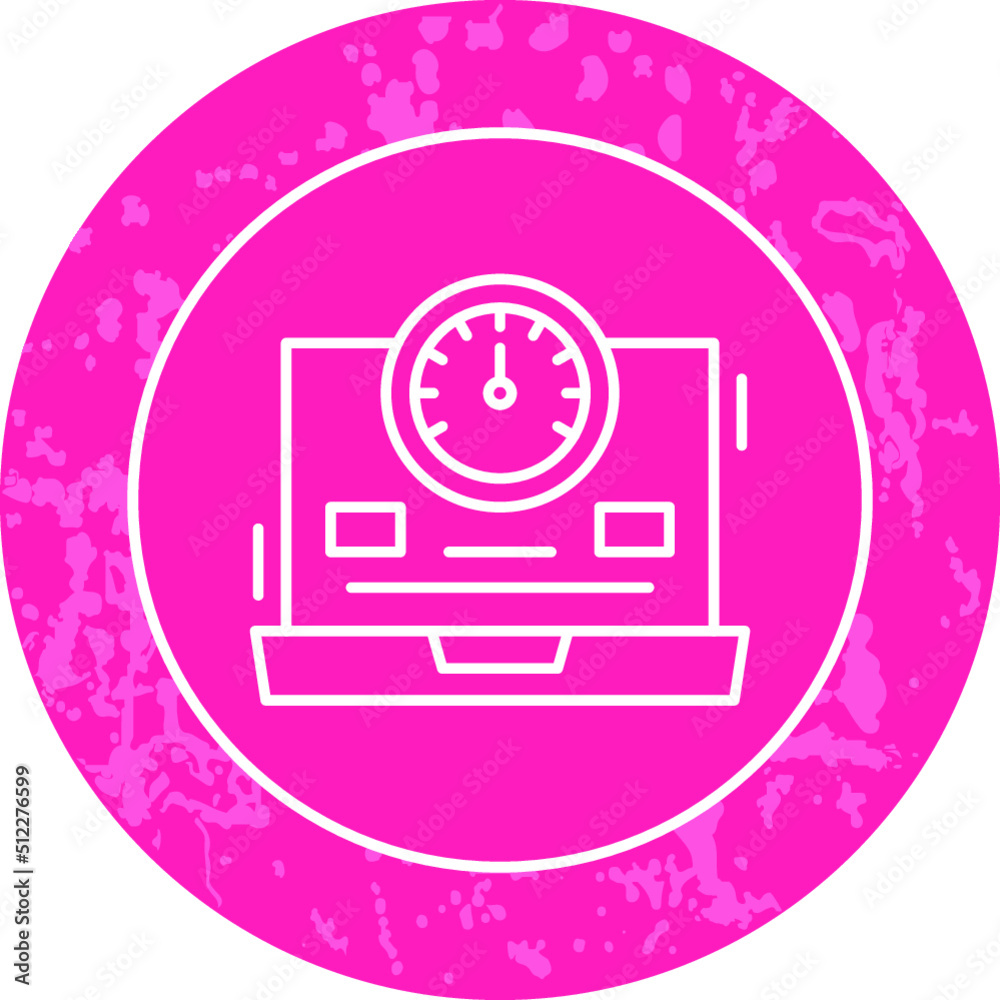 Unique Line Round Circle Icon Unique Line Round Circle Icon