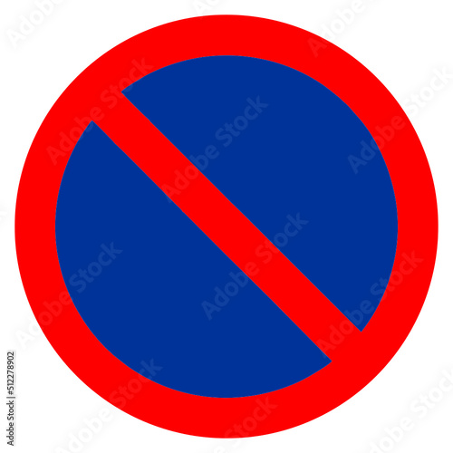 No Waiting Sign