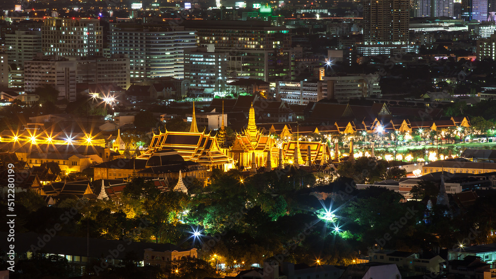 Bangkok Grand palace at twilight