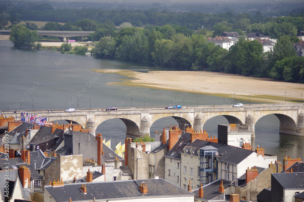 Fototapeta premium Pont traversant la Loire