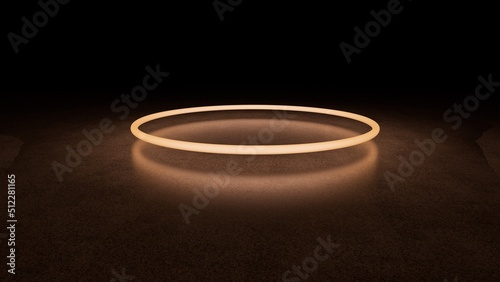 light orange ring