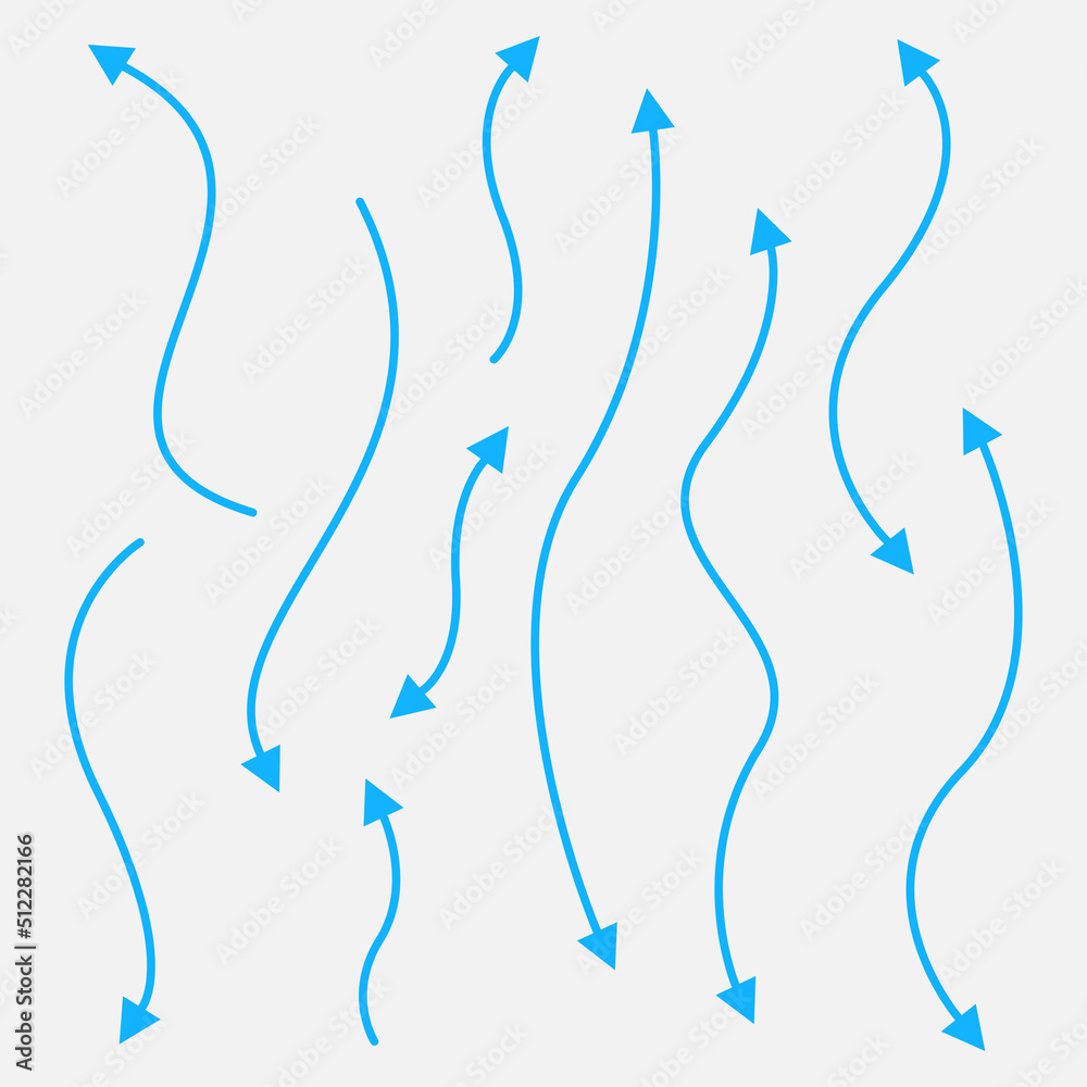 Hand drawn arrow collection template Vector Hand drawn arrow collection template Vector