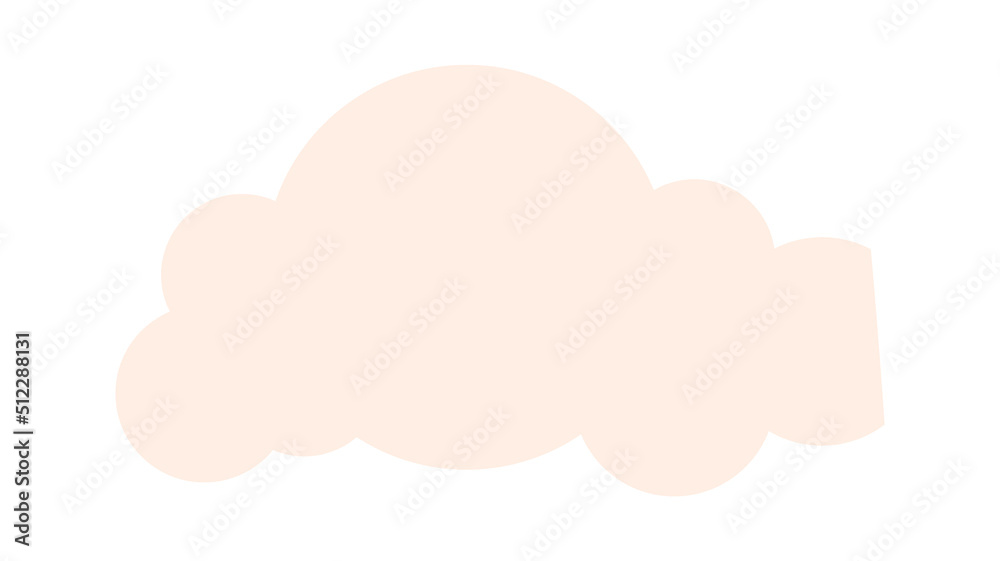 Cute cloud icon. Vector illustration Cute cloud icon. Vector illustration