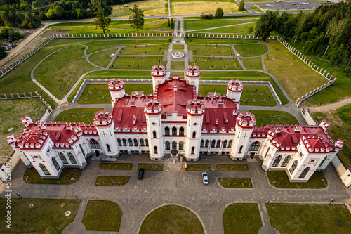 19th century palace from a height, state photo