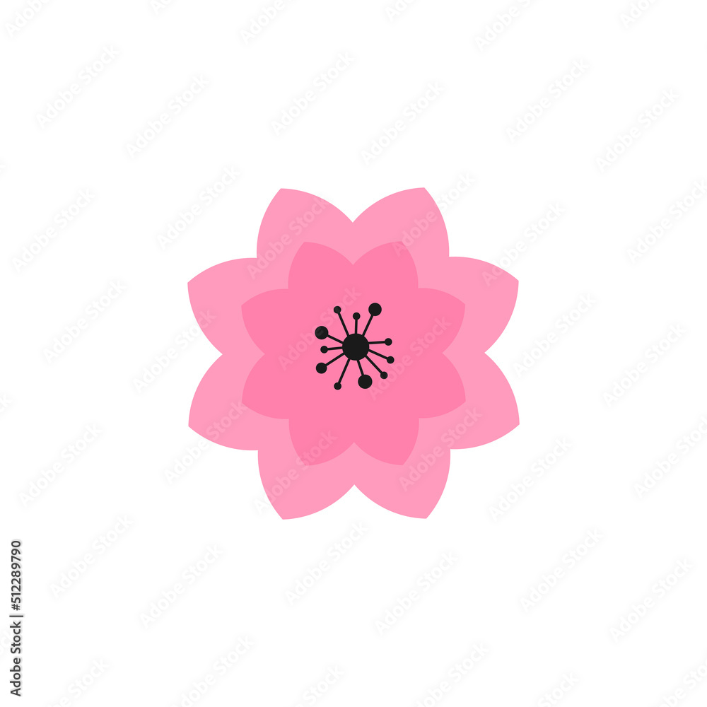 Sakura Japan Logo Vector Template Sakura Japan Logo Vector Template