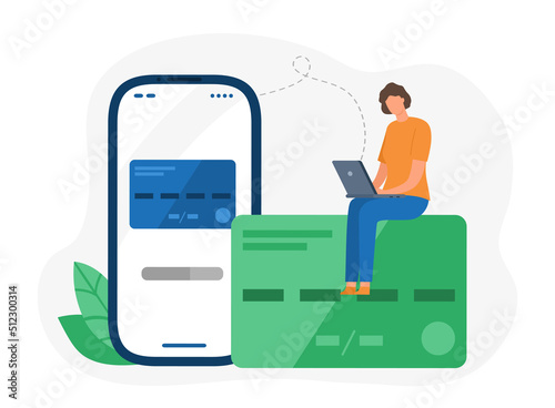 Credit card payment, internet banking service application