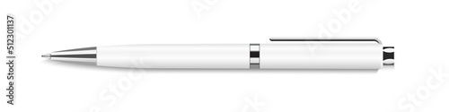 Fotobehang White pen on white background