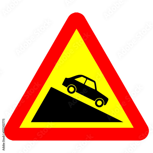 Long Grade Dangerous Slope