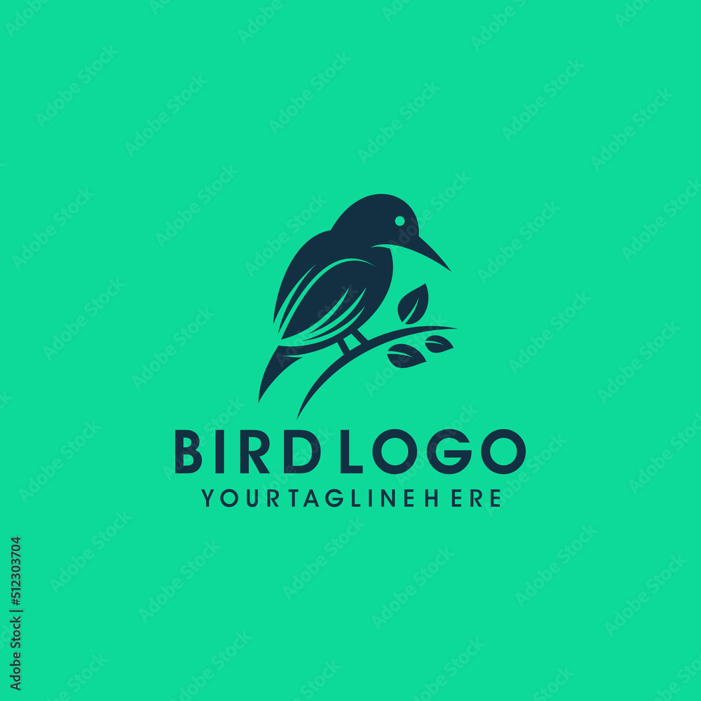 Bird logo design vector template Bird logo design vector template