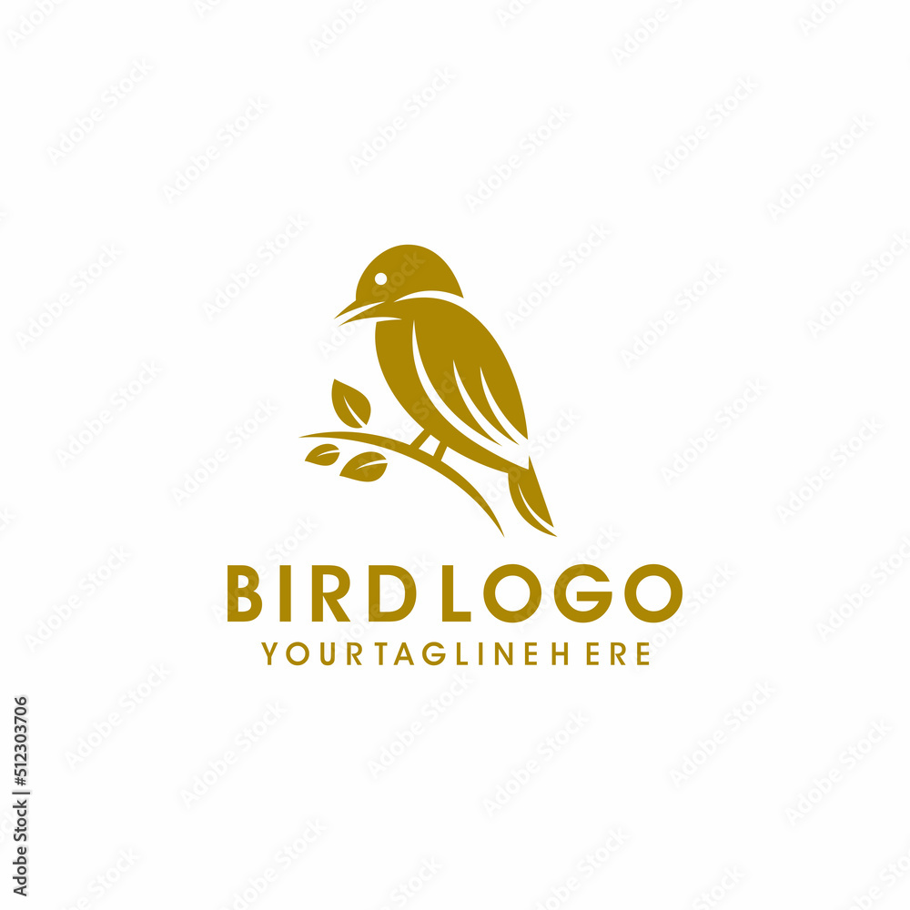 Fototapeta premium Bird logo design vector template