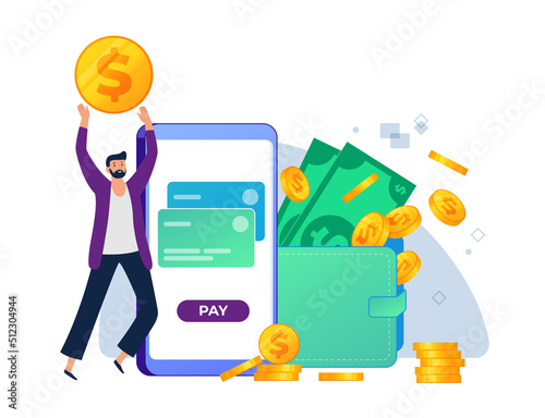 Online payment, financial transaction and money tranfer