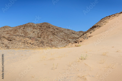 Damaraland desert landscape, Namibia.