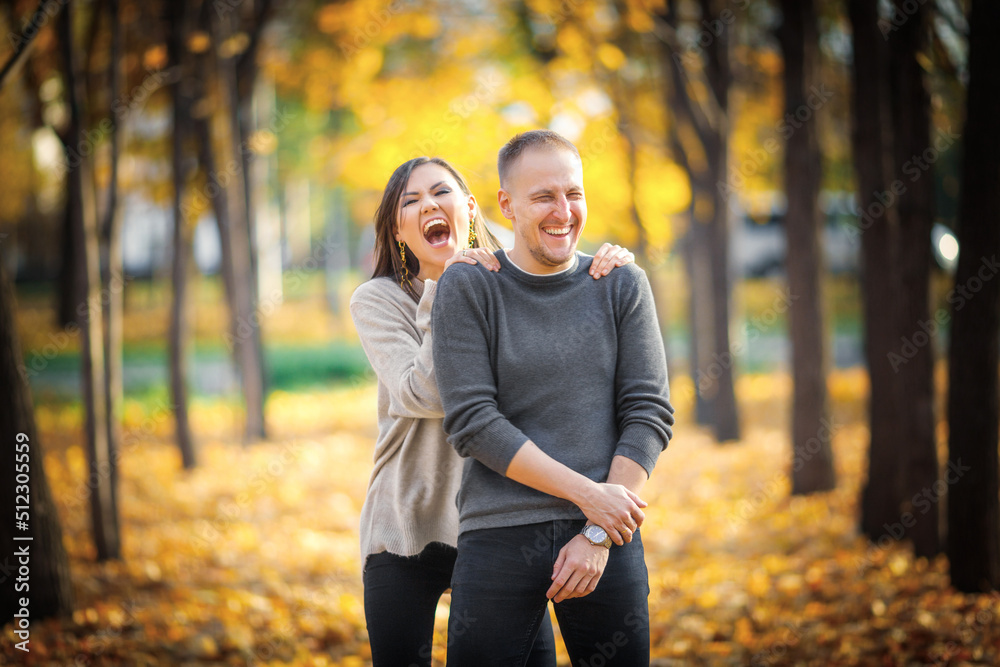 A couple in love arranges a day of laughter for themselves any day at will A couple in love arranges a day of laughter for themselves any day at will