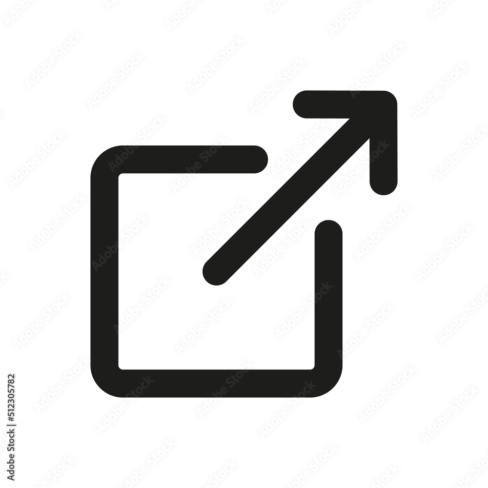 External Link Icon - user will know they are leaving the app to visit an external website External Link Icon - user will know they are leaving the app to visit an external website
