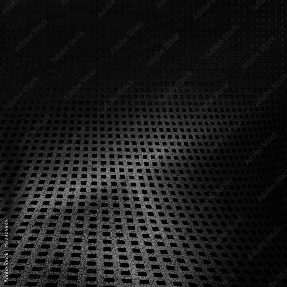 Naklejka premium black background texture mesh pattern abstract background, modern technology graphic design template