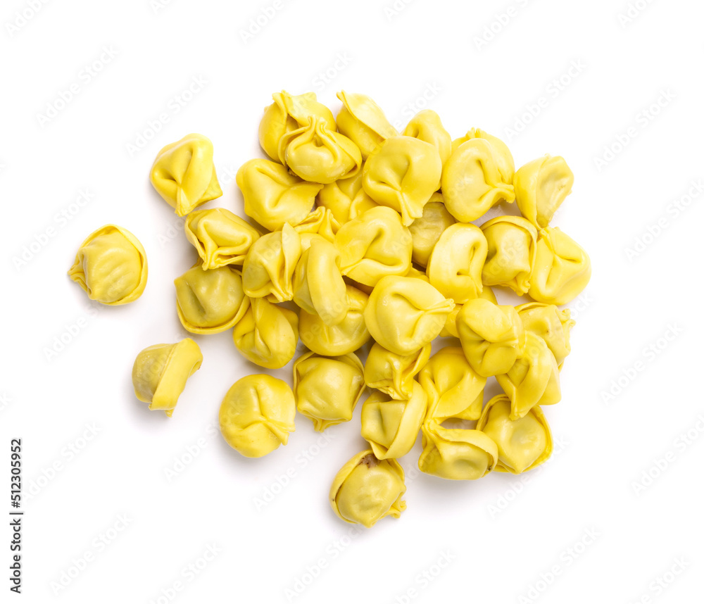 Tortellini, Agnolotti, Cappelletti Isolated Tortellini, Agnolotti, Cappelletti Isolated
