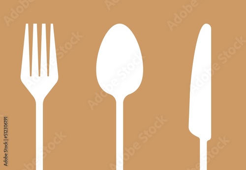 Cooking classes writing with fork and knife. Cutlery fork and spoon with plants. vector sketch. hand drawing isolated