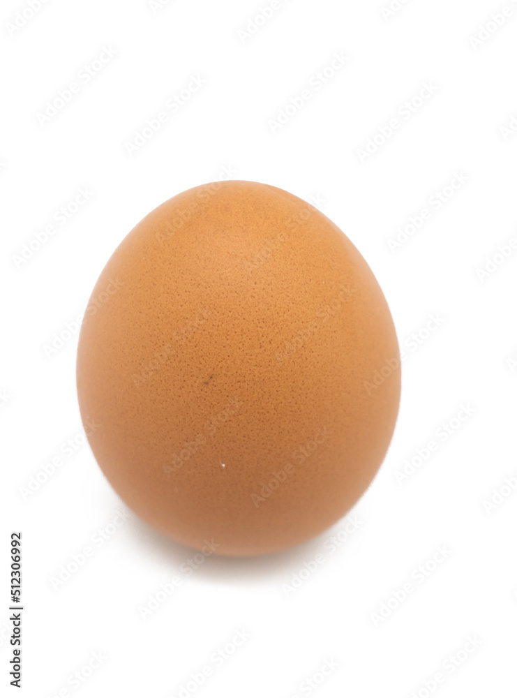 single chicken egg isolated on white background. single chicken egg isolated on white background.