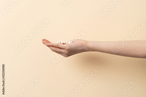 Female hand holding