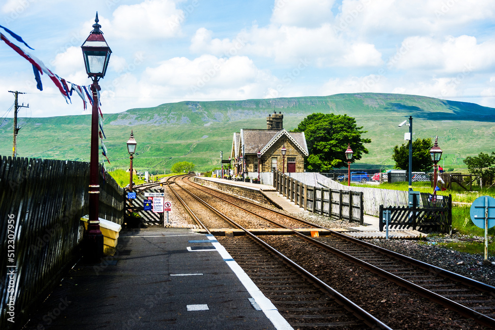 Ribblehead Railway Station, North Yorkshire, UK. Ribblehead Railway Station, North Yorkshire, UK.