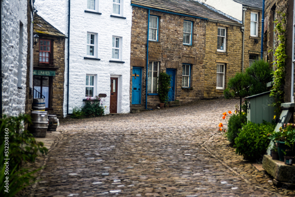 The village of Dent, North Yorkshire, England.